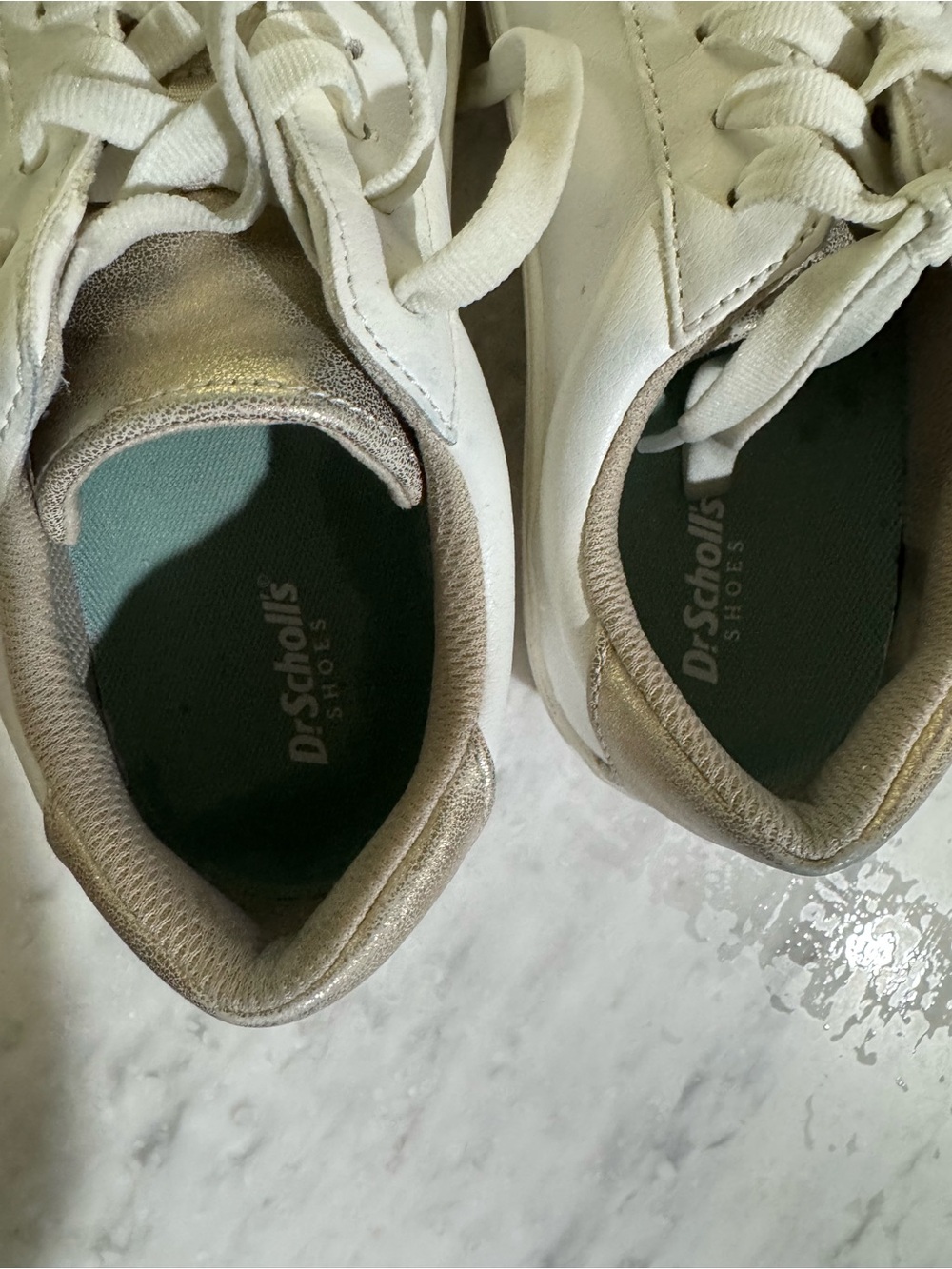 Dr. Scholl’s Time off Casual White Leather Sneakers size 9 - Picture 5 of 6